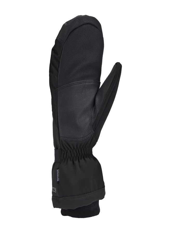 Kombi Junior Storm Cuff Soft Warm Insulated Waterproof Breathable Comfortable Durable Winter Skiing Mittens, Black, Medium - Image 2